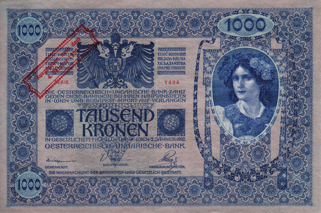Austria / P-048 / 1000 Kronen / 04.10.1920