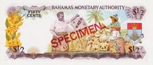 Bahamas / P-26s / 1/2 Dollar / L.1968 / SPECIMEN