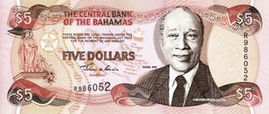 Bahamas / P-63a / 5 Dollars / 1997