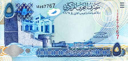 Bahrain / P-27 / 5 Dinars / ND (2008)