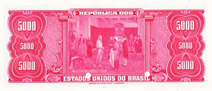 Brazil / P-174s / 5'000 Cruzeiros / ND (1963-64) / SPECIMEN