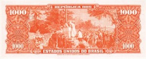 Brazil / P-181 / 1000 Cruzeiros / ND (1968)