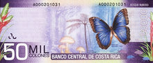 Costa Rica / P-279 / 50'000 Colones / 02.09.2009
