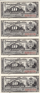 Cuba / P-052 / 10 Centavos / 15.02.1897