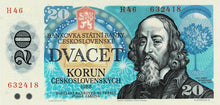 Czechoslovakia P-95b 20 Kronur 1988 (H)