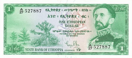 Ethiopia / P-18a / 1 Dollar / ND (1961)