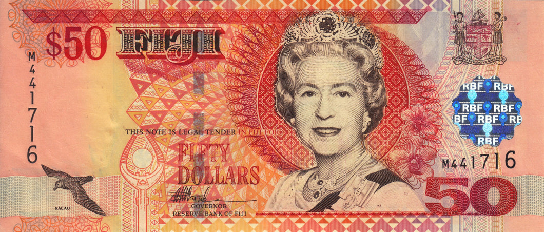 Fiji / P-108a / 50 Dollars  / ND (2002)