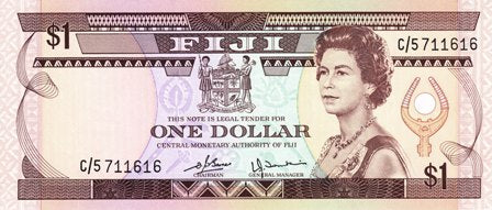 Fiji / P-076a / 1 Dollar / ND (1980)