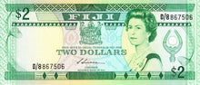 Fiji / P-087a / 2 Dollars  / ND (1988)