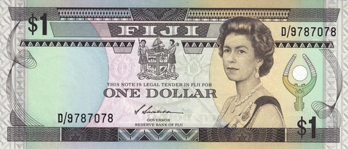 Fiji / P-086a / 1 Dollar  / ND (1987)