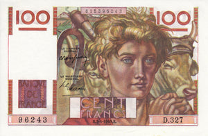 France / P-128b / 100 Francs / 07.04.1949