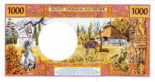 French Pacific Territories / P-02l / 1000 Francs / ND (1996)