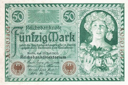 Germany / P-068 / 50 Mark / 23.07.1920