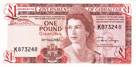 Gibraltar / P-20c / 1 Pound / 10.11.1983