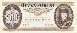 Hungary / P-170h / 50 Forint / 10.01.1989
