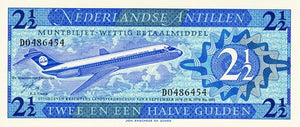 Netherlands Antilles / P-21a 2 1/2 Gulden / 08.09.1970