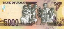 Jamaica / P-93 / 5'000 Dollars / 06.08.2012 / COMMEMORATIVE