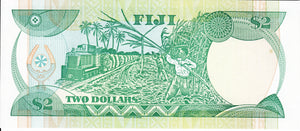Fiji / P-087a / 2 Dollars  / ND (1988)