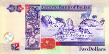 Belize / P-66a / 2 Dollars / 01.09.2007