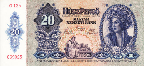 Hungary / P-109 / 20 Pengo / 15.01.1941