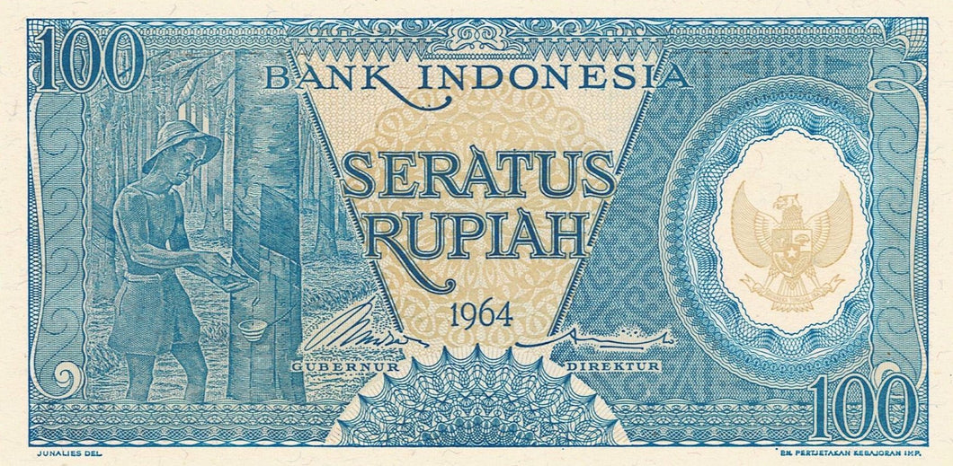 Indonesia P-98 100 Rupiah 1964