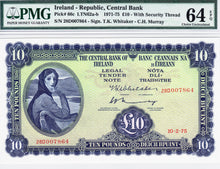 Ireland Republic / P-66c / 10 Pounds / 10.02.1975