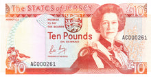 Jersey / P99-17a / 10 Pounds / ND (1989) üzüz