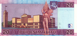Lithuania / P-69 / 20 Litu / 2007