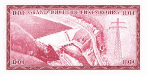 Luxembourg / P-52a / 100 Francs / 18.09.1963