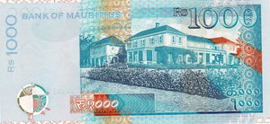 Mauritius / P-54b / 1000 Rupees / 2001