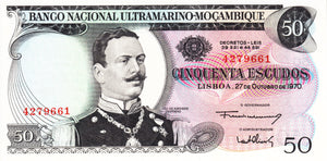 Mozambique / P-111 / 50 Escudos / 27.10.1970