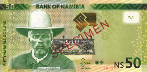 Namibia / P-13as / 50 Namibia Dollars / 2012 / SPECIMEN