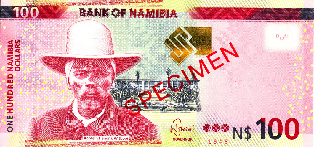 Namibia / P-14s / 100 Namibia Dollars / 2012 / SPECIMEN