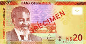 Namibia / P-17s / 20 Namibia Dollars / 2015 / SPECIMEN