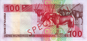 Namibia / P-03s / 100 Namibia Dollars / ND 1993 / SPECIMEN