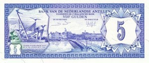 Netherlands Antilles / P-15b / 5 Gulden / 01.06.1984