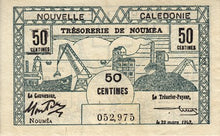 New Caledonia / P-54 / 50 Centimes / 29.03.1943