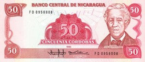 Nicaragua / P-153 / 50 Cordobas / 1985 (1988)