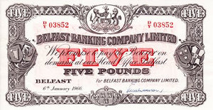 Northern Ireland / P-127c / 5 Pounds / 01.01.1966
