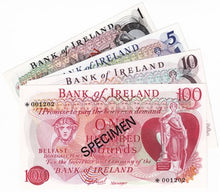 Northern Ireland / P-CS1 / 1 - 100 Pounds / ND (1971-78) / SPECIMEN