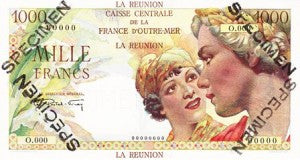Reunion / P-47s / 1000 Francs / ND (1947) / SPECIMEN