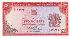 Rhodisia / P-31f / 2 Dollars / 04.01.1972