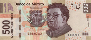Mexico P-126a 500 Pesos 08.03.2010 Serie A 