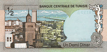 Tunisia / P-66a / 1/2  Dinar / 03.08.1972