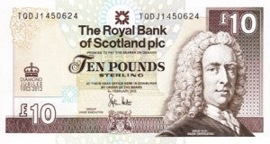 Scotland / P-368 / 10 Pounds / 06.02.2012 / COMMEMORATIVE