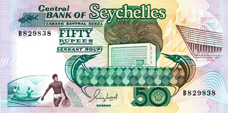Seychelles / P-34 / 50 Rupees / ND (1989)