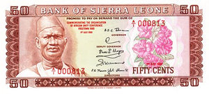 Sierra Leone / P-09 / 50 Cents / 1.7.1980 / COMMEMORATIVE