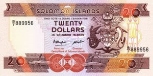 Solomon Islands / P-16a / 20 Dollars / ND (1986)