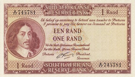 South Africa / P-103b / 1 Rand / ND (1962-65)