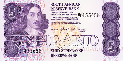 South Africa / P-119d / 5 Rand / ND (1988-90)